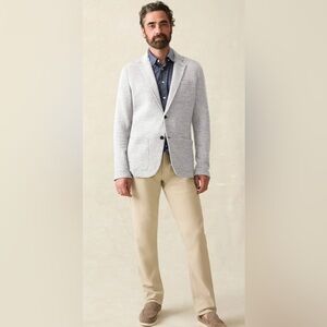 Faherty Light Gray Blazer